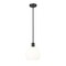 Z-Lite Margo 1 Light Pendant, Matte Black & White 7500P10-MB - alternate 5